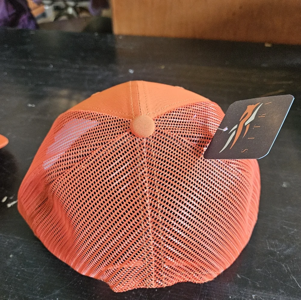 Sitka Hunter Orange Trucker Hat - Picture 3 of 5
